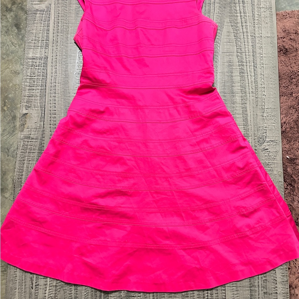 Calvin Klein Collection Vibrant Pink Mini Dress
